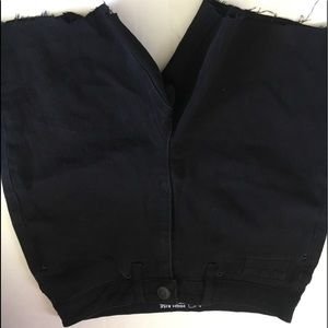 Black Jean Shorts